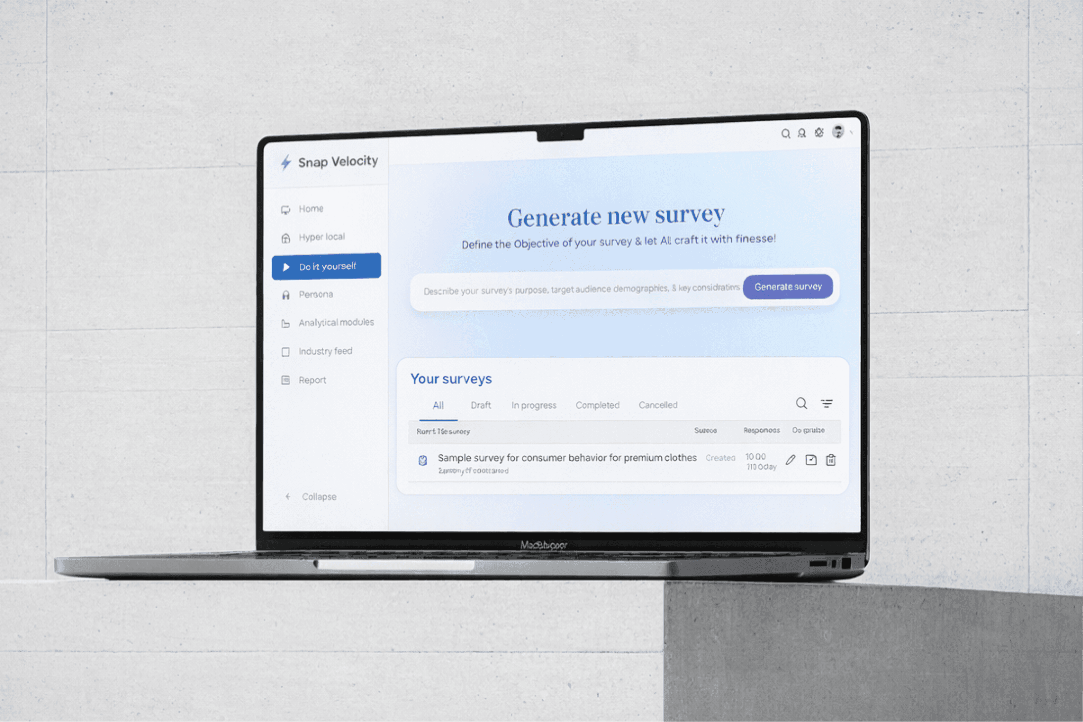 Leveraging Generative AI for Survey Creation